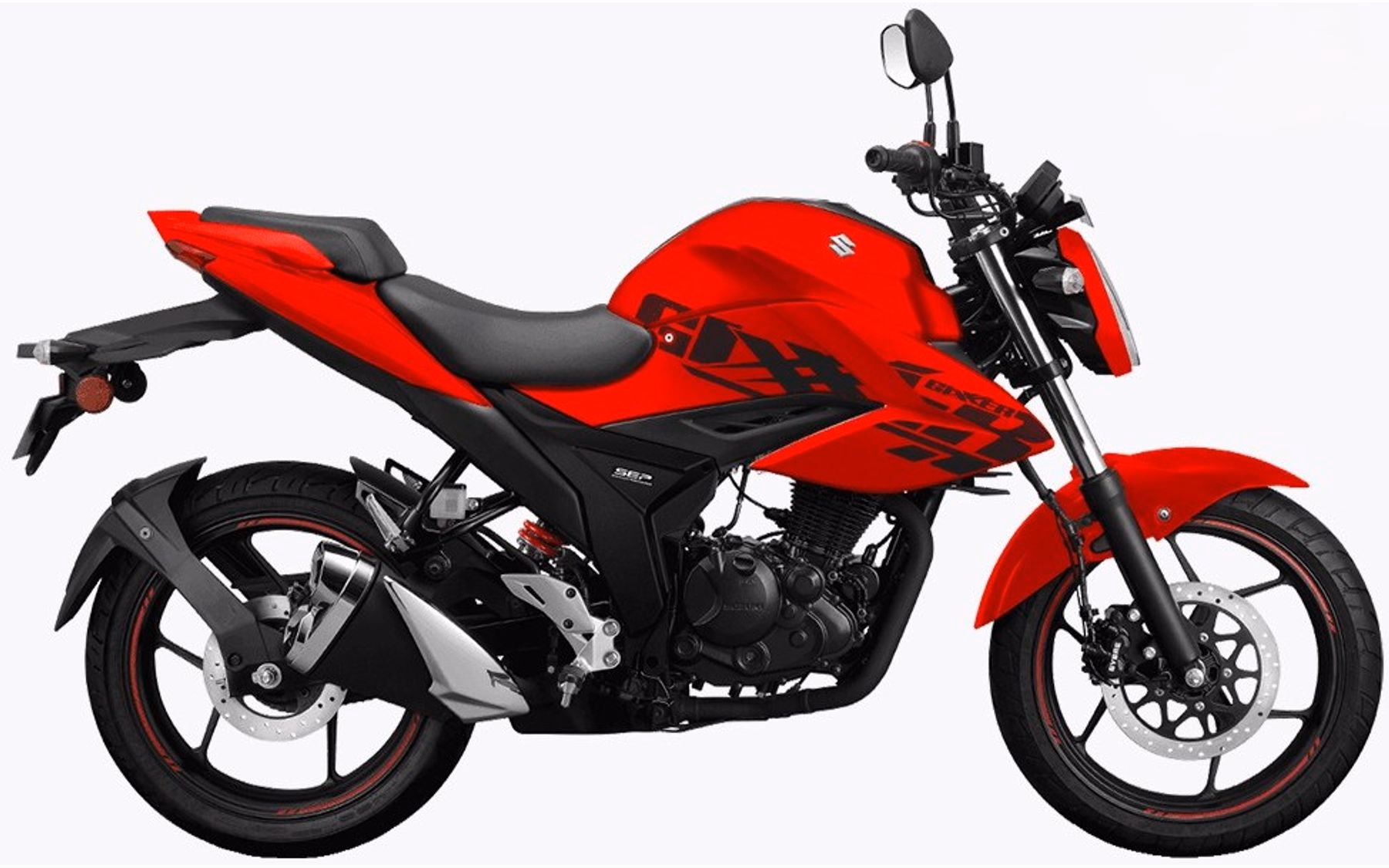 Gixxer 150 · 2014–2019 · Carburetor · Candy Antares Red