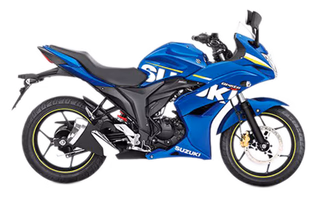 Suzuki GSX-R · Gixxer SF150 · 2015 · Carburetor · Metallic Triton Blue