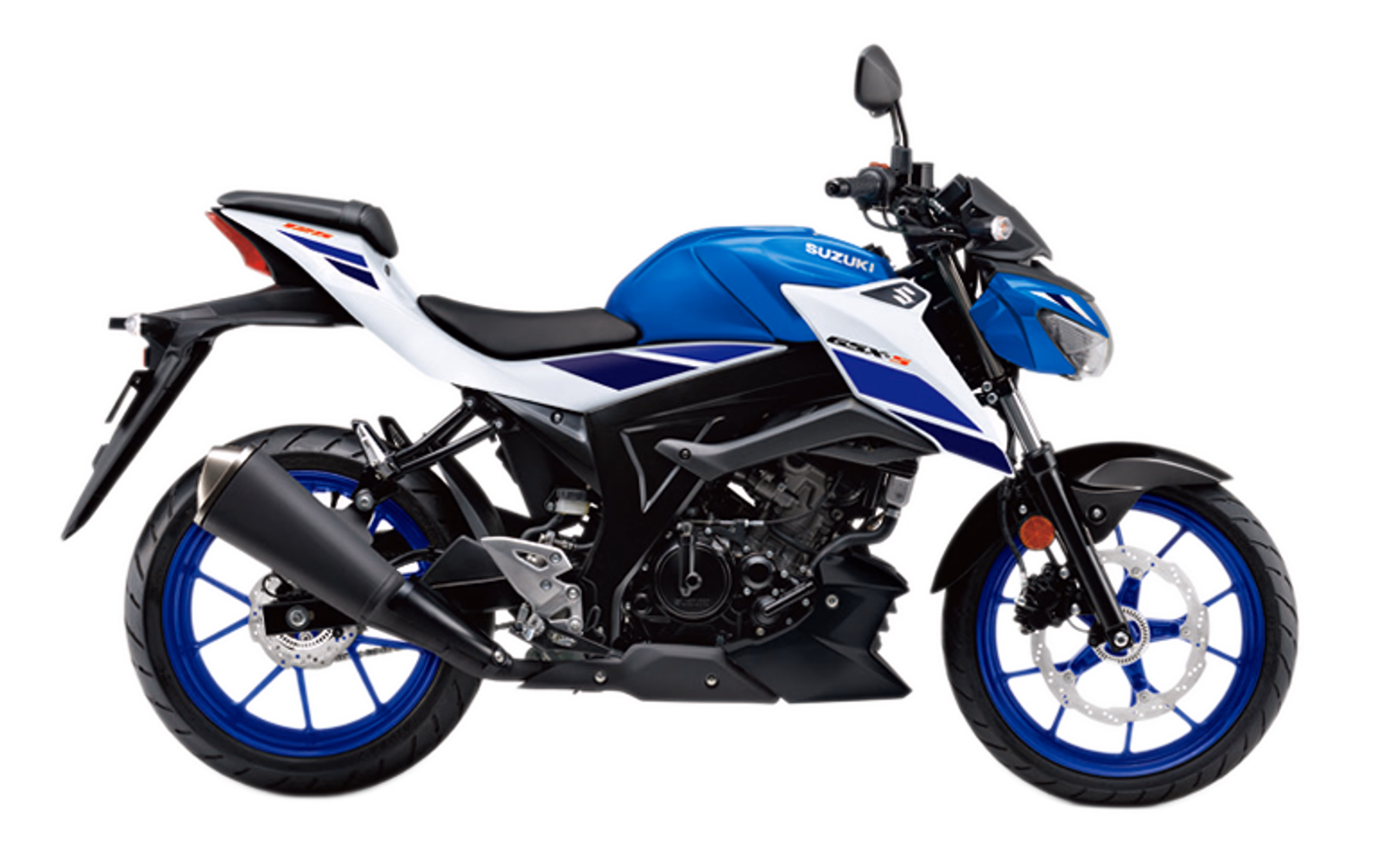 GSX-S125 · 2022-Present · Standard · Pearl Brilliant White / Metallic Triton Blue